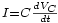  \scriptstyle{I=C{dV_C\over dt}}