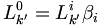 L_{k'}^{0}=L_{k'}^{i}\beta_{i}