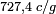 \scriptstyle 727,4\;c/g