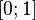 \left[0;1\right]