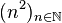 (n^2)_{n\in\mathbb N}