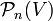 \mathcal{P}_n(V)