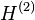 \,\! H^{(2)}