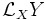 {\mathcal L}_X Y