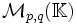 {\mathcal M}_{p,q}(\mathbb{K})