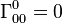 \Gamma^0_{00} = 0