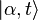 |\alpha, t\rangle