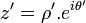 z' = \rho'.e^{i\theta'} \,