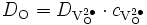 D_{\mathrm{O}} = D_{\mathrm{V_O^{2 \bullet}}} \cdot c_{\mathrm{V_O^{2 \bullet}}}