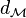 d_{\mathcal{M}}