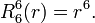  R^6_6(r) = r^6. \,