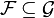 {\mathcal F}\subseteq {\mathcal G}