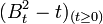 (B_t^2-t)_{(t \ge 0)}