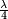 \scriptstyle{\lambda\over4}