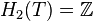 H_2(T)=\Z