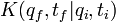 K(q_f,t_f|q_i,t_i)\,