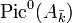 {\rm Pic}^0(A_{\bar{k}})