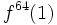 f^{64}(1)\,\!