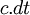 \ c.dt
