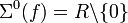 \Sigma^0(f)=R\backslash \{0\}