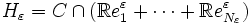 H_\varepsilon = C \cap (\mathbb{R}e_1^\varepsilon + \cdots + \mathbb{R}e_{N_\varepsilon}^\varepsilon)