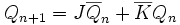 Q_{n+1} = J\overline Q_{n} + \overline KQ_{n}
