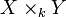 X\times_k Y