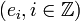 (e_i, i\in \Z)