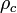 \rho_c\,