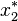  x^{*}_{2} 