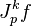 J^k_pf