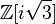 \mathbb Z[i\sqrt 3]