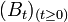 (B_t)_{(t \ge 0)}