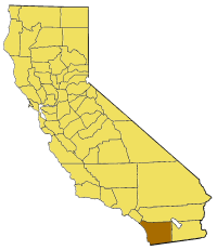 Comté de San Diego dans l'État de Californie