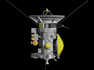Modèle 3D de la sonde Cassini-Huygens créé par le JPL