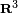 \scriptstyle \mathbf R ^3