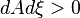 dAd\xi  width=