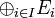 \oplus_{i\in I} E_i