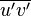 \overline{u'v'}