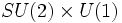 SU(2)\times U(1)\,