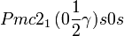 Pmc2_1\,(0\frac{1}{2}\gamma)s0s