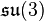 \mathfrak{su} (3)