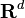 \mathbf{R}^d