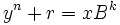 y^n+r=x B^k\,