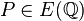 P\in E({\mathbb Q})
