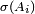 \scriptstyle\ \sigma({A}_i)
