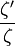 \displaystyle\frac{\zeta'}{\zeta}