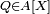 \scriptstyle Q\in A[X]