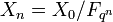 X_n=X_0/F_{q^n}