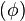 \left(\phi\right)